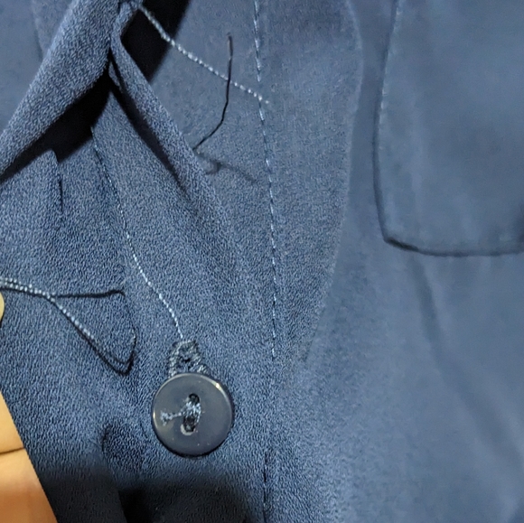 Dynamite | Short Sleeve Utility Dress in Navy - Picture 5 of 8